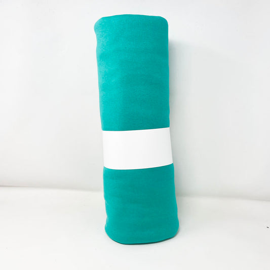 28" Diameter  x 108" L Tubular of Aqua Stretch Jersey Fabric