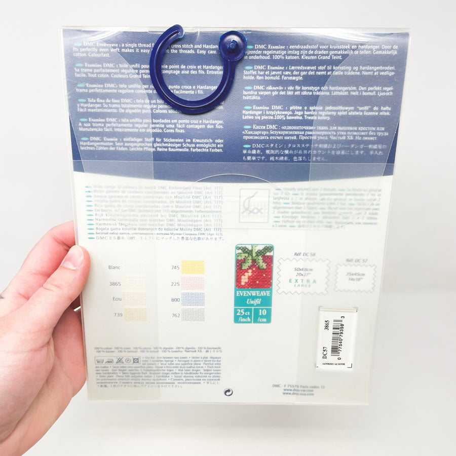 DMC Evenweave Cream 25 Ct 14 x 18 Needlework Fabric (1)