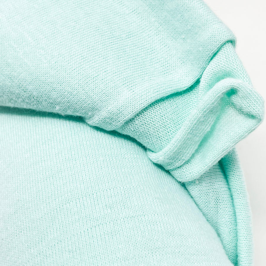 50" x 54" Seafoam Lightweight Stretch Jersey Fabric