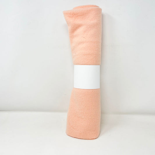 62" x 30" Soft Peach Fuzzy Stretch Fabric