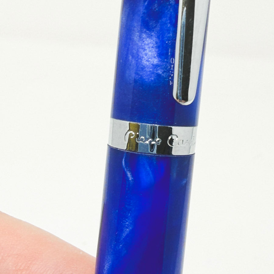 Blue Marbled Pierre Cardin Ballpoint Pen