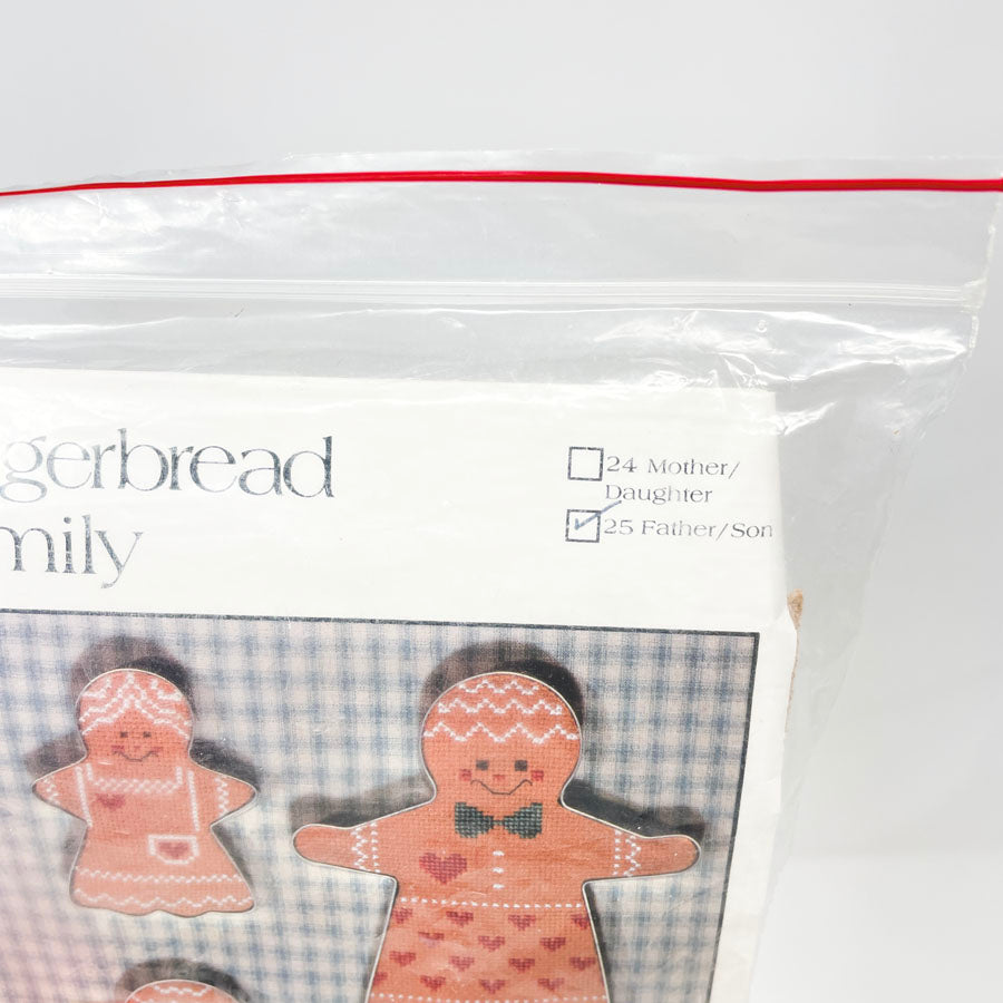 Fanci That- Gingerbread Family Cookie Cutter/ Embroidery Kit ( you choose)