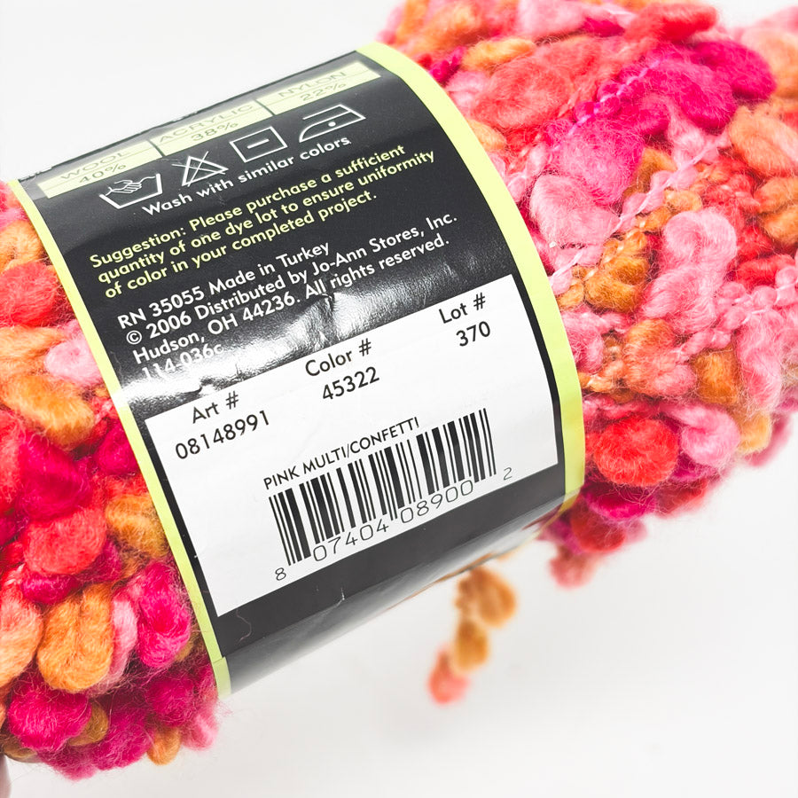 Sensations Confetti Yarn - Pink Multi