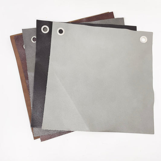 Squared Leather Upholstery Samples