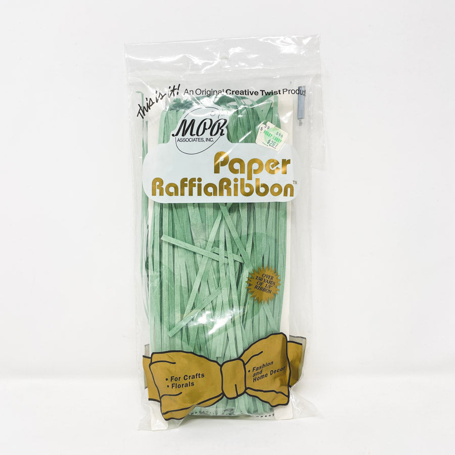 Paper RaffiaRibbon in Green