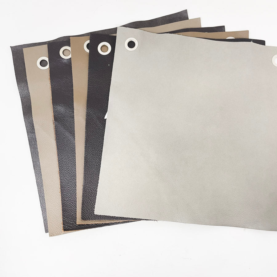 Squared Leather Upholstery Samples