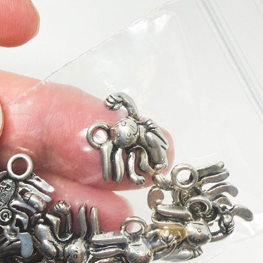 Bundle of 12 Bunny Character Charms