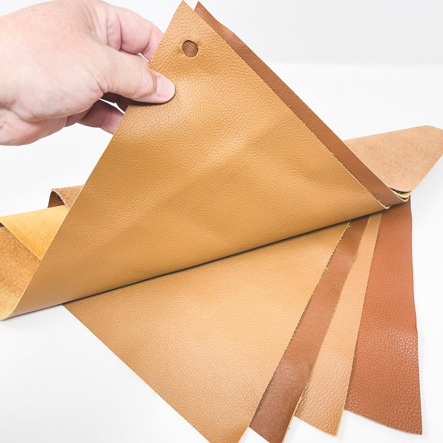 Diamond Leather Upholstery Samples
