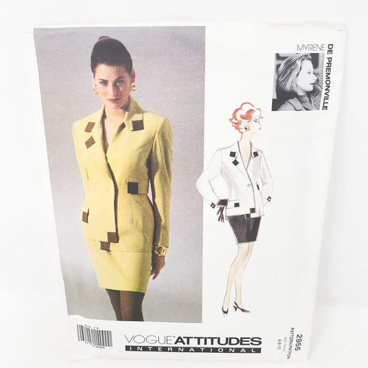 Vintage 1992 Vogue Attitudes Sewing Pattern - 2955 - Size 6-10