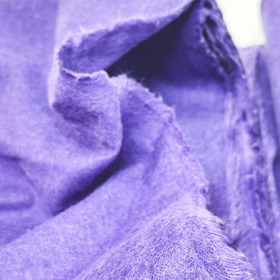 120" x 40" Purple Brushed Flannel Fabric