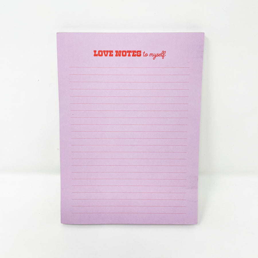 Pipsticks- Love Notes to Myself Notepad