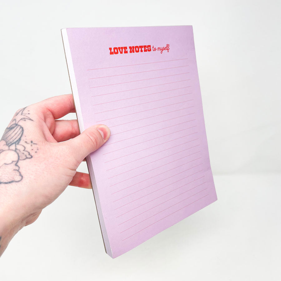 Pipsticks- Love Notes to Myself Notepad