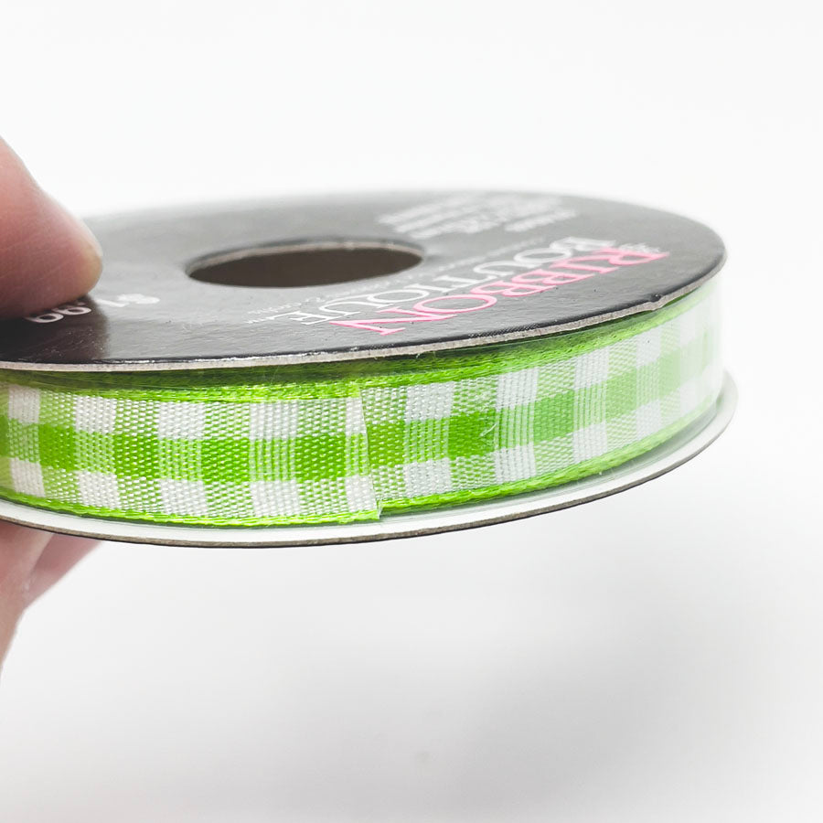 The Ribbon Factory Gingham Ribbon