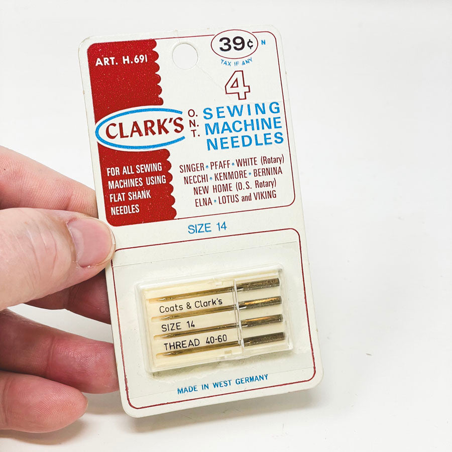 Clark's Sewing Machine Needles Size 14