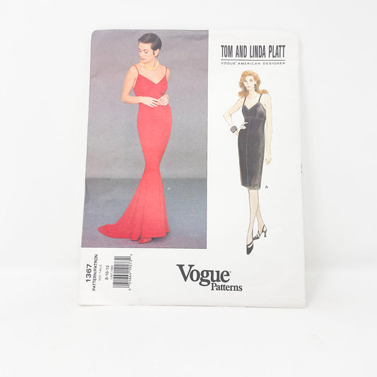 Vintage 1994 Vogue American Designer Sewing Pattern/Platt - 1367 - Size 8-12