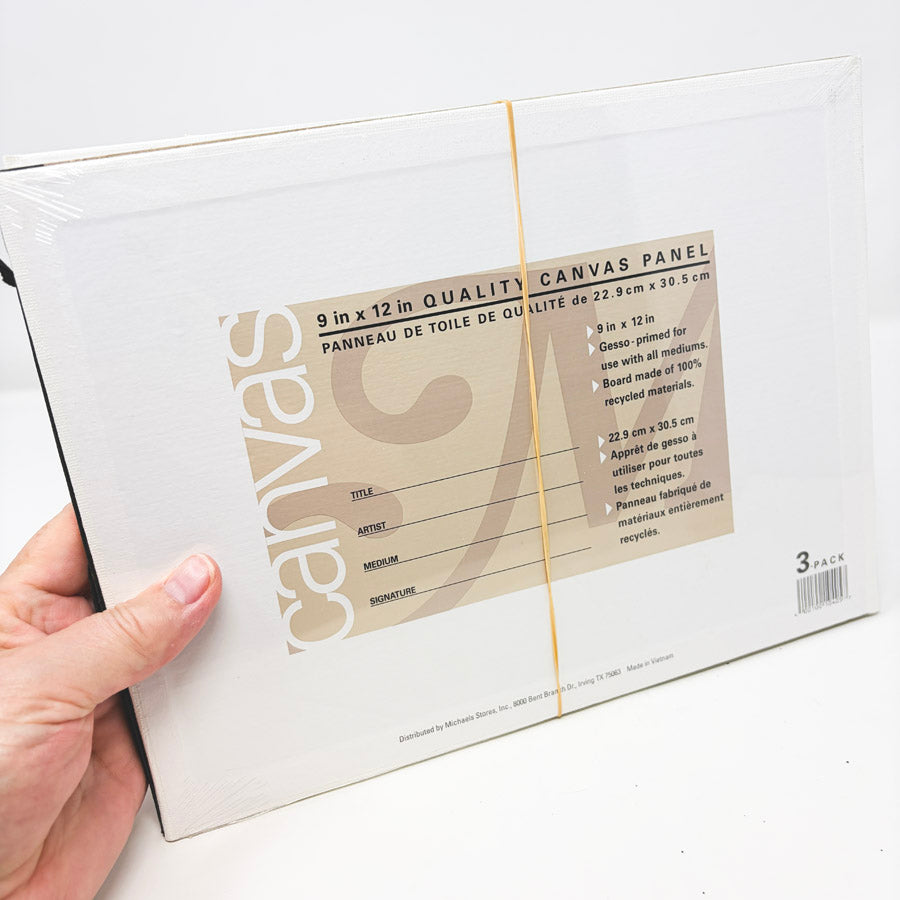 Bundle of Canvas Panels + Pad