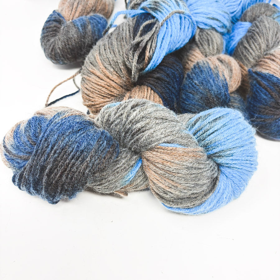 Blue Raspberry - Lion Brand Wool-Ease Hand Dyed Yarn (1)