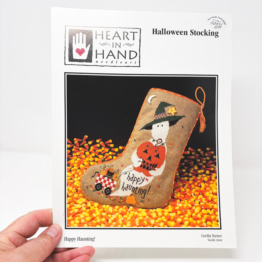 Heart in Hand Halloween Theme Cross Stitch Patterns