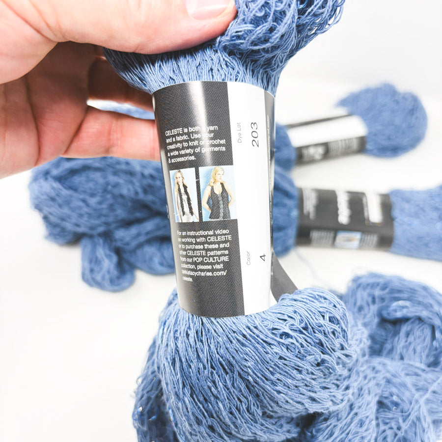 Blue 4 - Celeste Net Yarn by Stacy Charles Fine Yarns (1)