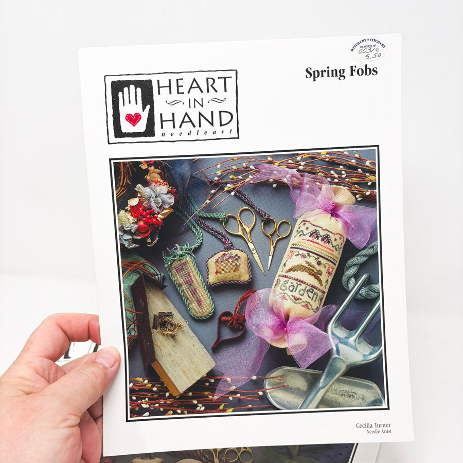 Heart in Hand Seasonal Fob Series Cross Stitch Patterns