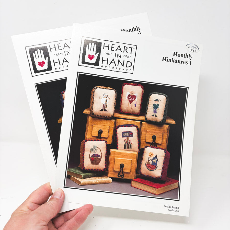 Heart in Hand Monthly Miniatures Series Cross Stitch Patterns