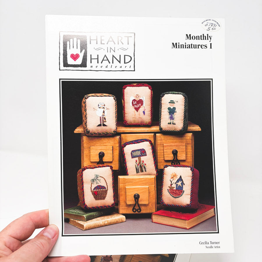 Heart in Hand Monthly Miniatures Series Cross Stitch Patterns