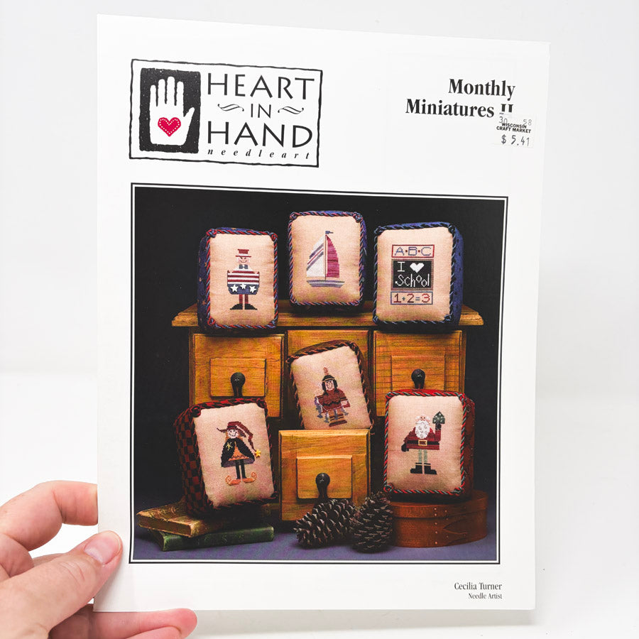 Heart in Hand Monthly Miniatures Series Cross Stitch Patterns