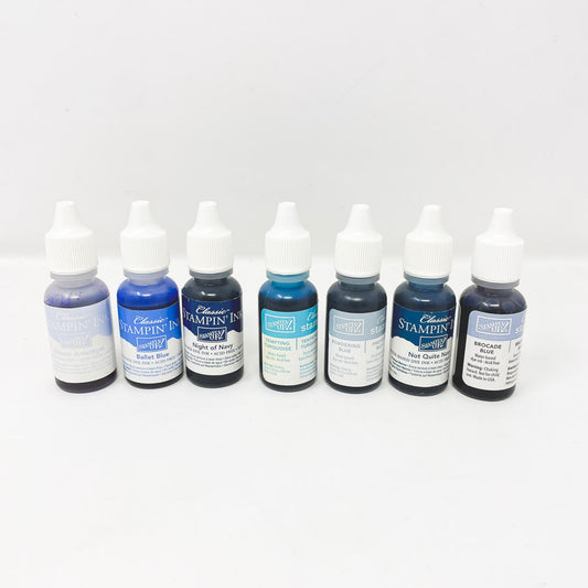 Blue/Purple Stampin' Up Ink Refills (1)