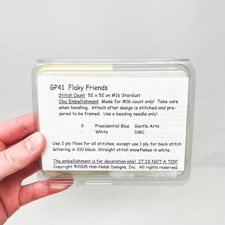 Hob Nobb Designs GP Flaky Friends Cross Stitch Kit