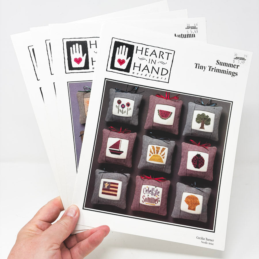Heart in Hand Tiny Trimmings Cross Stitch Patterns