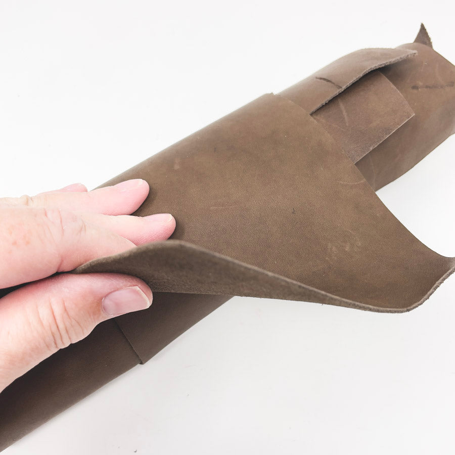 Rolled Cut Leather Remnant Bundle