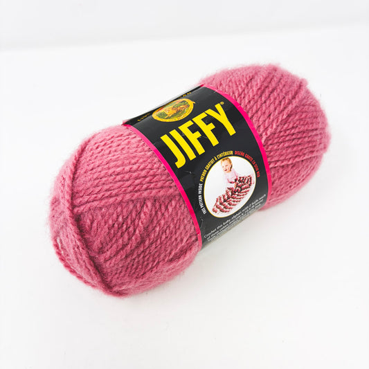 Lion Brand Jiffy Acrylic Yarn - 195 Dusty Pink