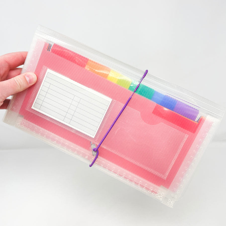 Accordion File Folder- 5.5" x 10.5" - you choose