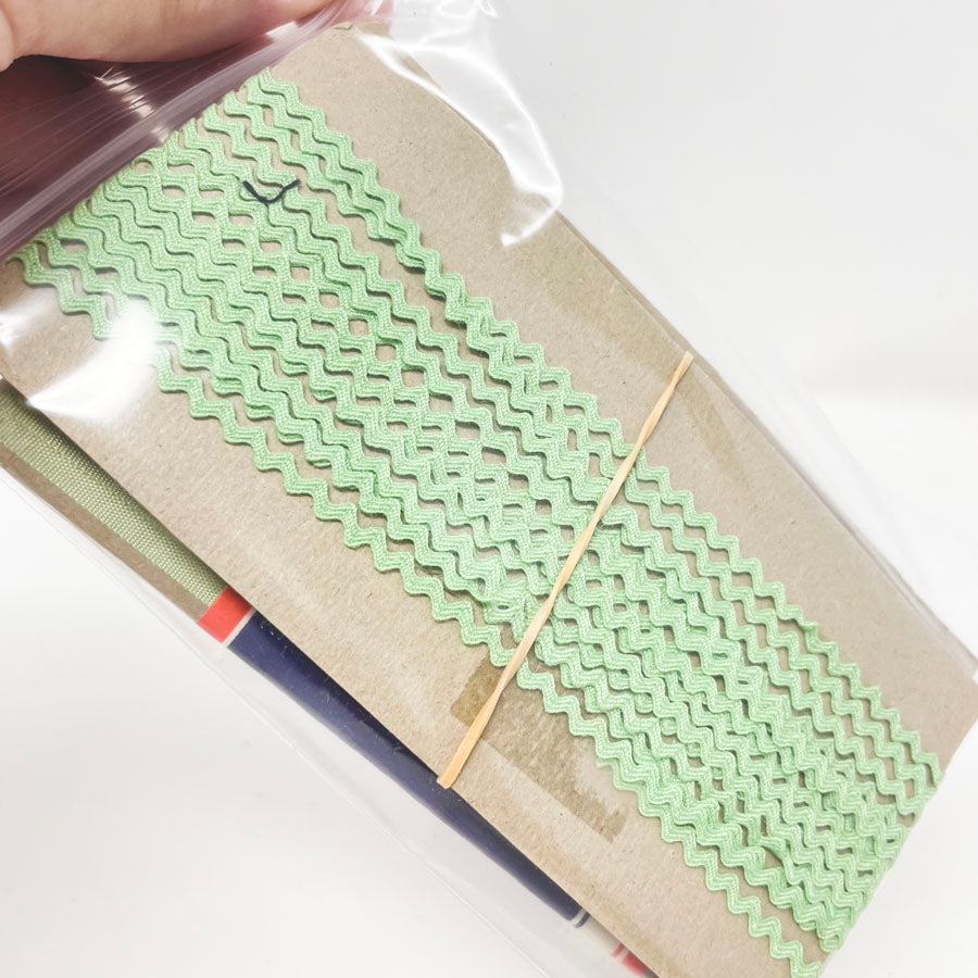 Green Rick Rack and Lace Bundle