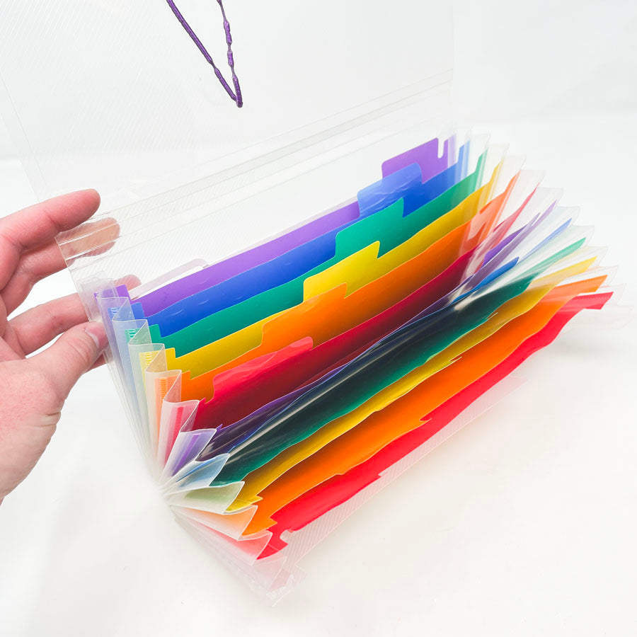 Accordion File Folder- 5.5" x 10.5" - you choose