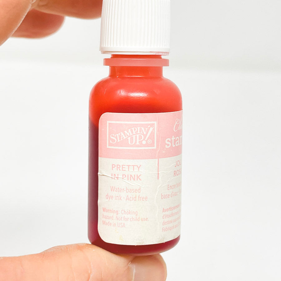 Pink/Red Stampin' Up Ink Refills (1)