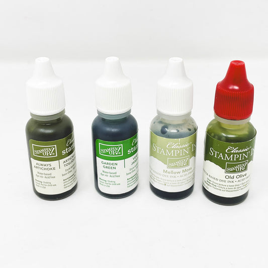Green Stampin' Up Ink Refills (1)