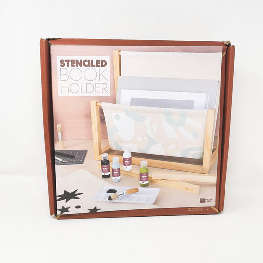 Stenciled Book Holder Kit - Maker Crate