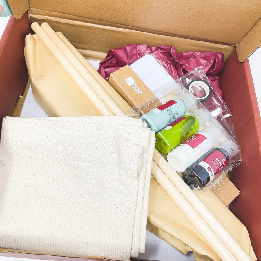 Stenciled Book Holder Kit - Maker Crate