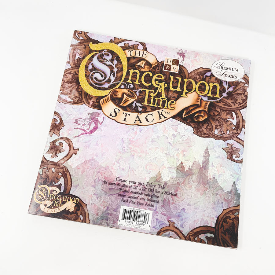 DCWV One Upon A Time Paper Stack - 12" x 12"