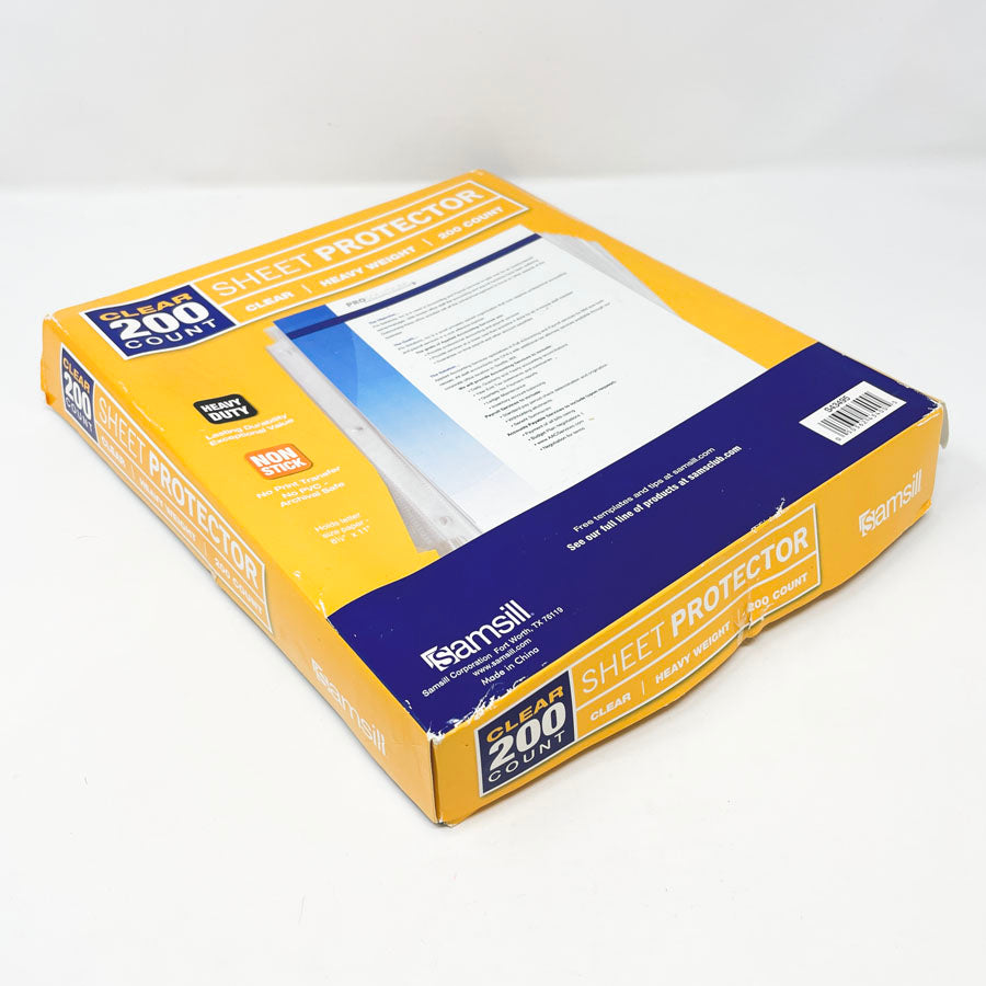 Samsill- Heavy Weight Sheet Protector
