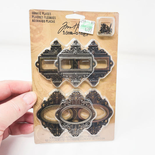 Tim Holtz Idea-ology Ornante Plates