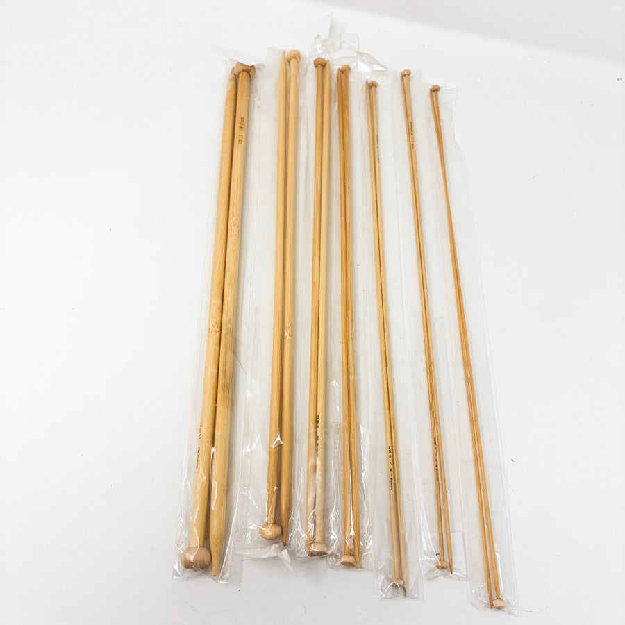 Wrapped Bamboo Knitting Needles - Pick a Size