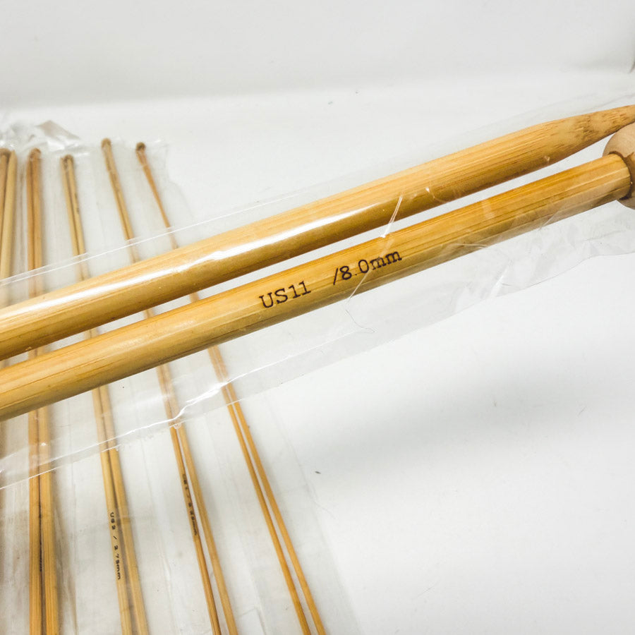 Wrapped Bamboo Knitting Needles - Pick a Size