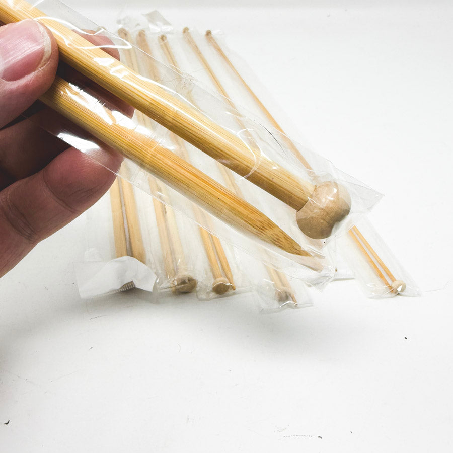 Wrapped Bamboo Knitting Needles - Pick a Size