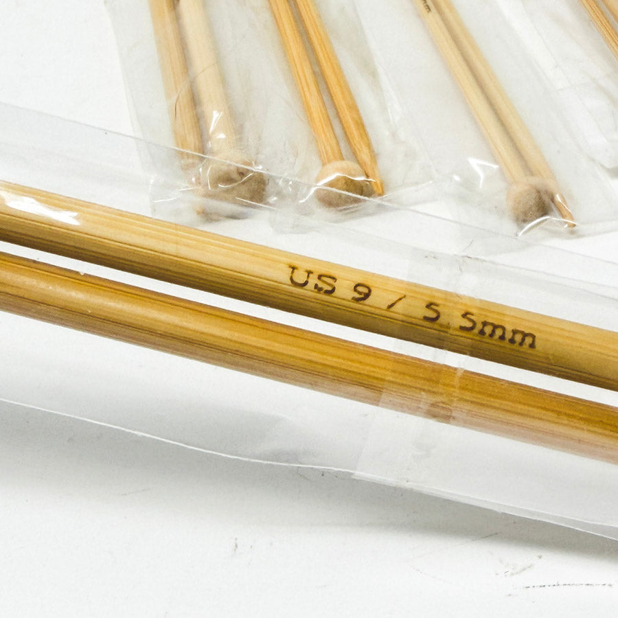 Wrapped Bamboo Knitting Needles - Pick a Size