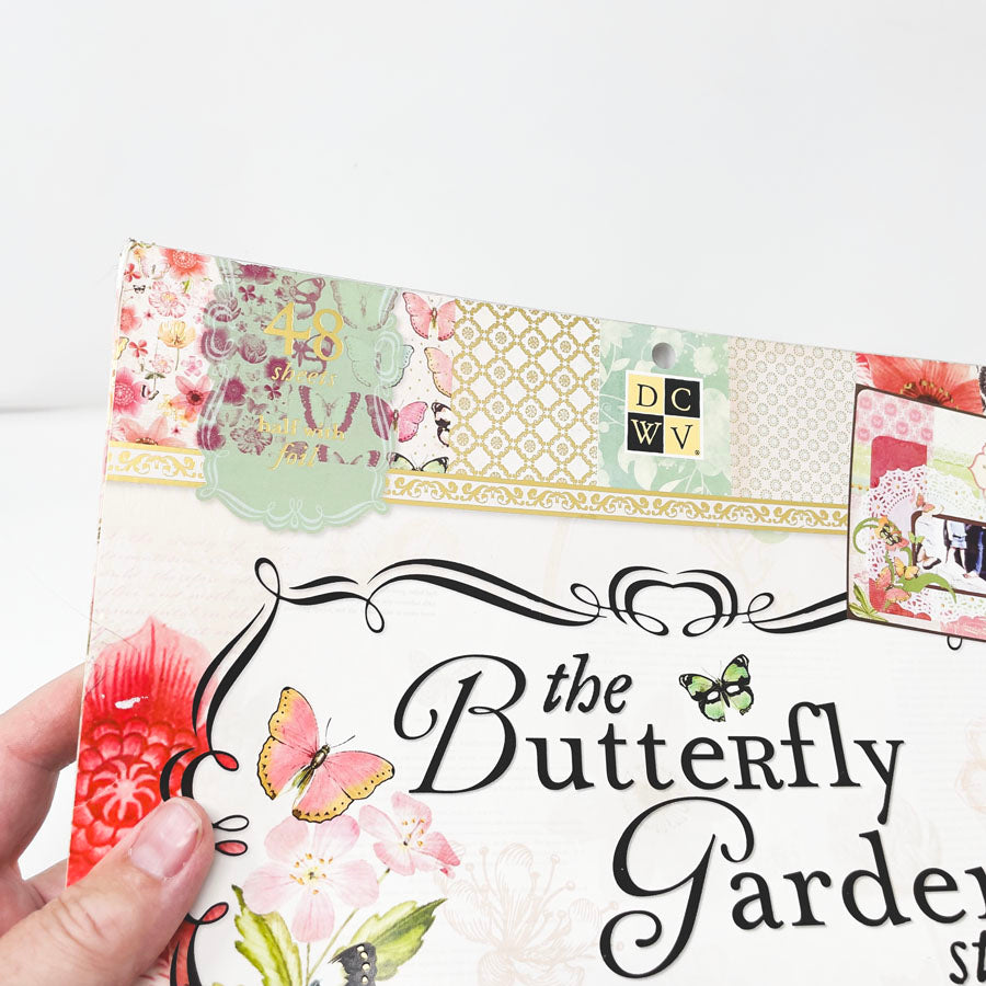 DCWV The Butterfly Garden Paper Stack - 12" x 12"