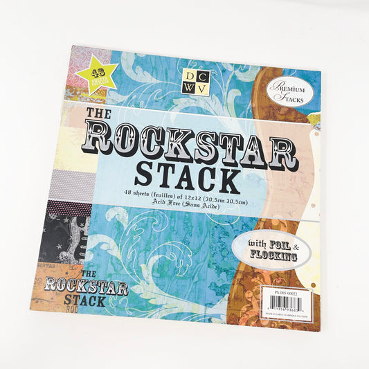 DCWV Rockstar Paper Stack - 12" x 12"