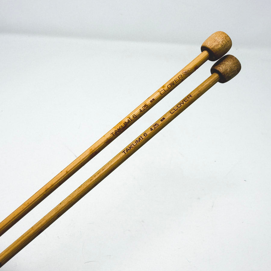 Clover Takumi Bamboo Knitting Needles - Pick a Size