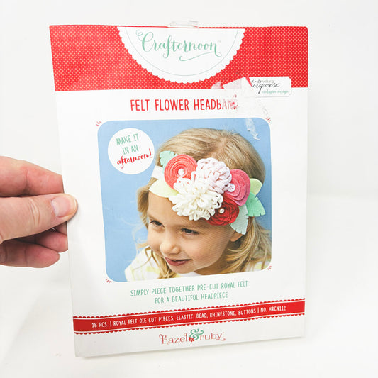Factory Direct Craft Felt Flower Headband Kit